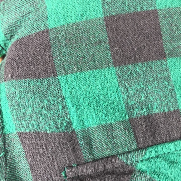 Ozark Trail green plaid quilted jacket size medium - Picture 5 of 11